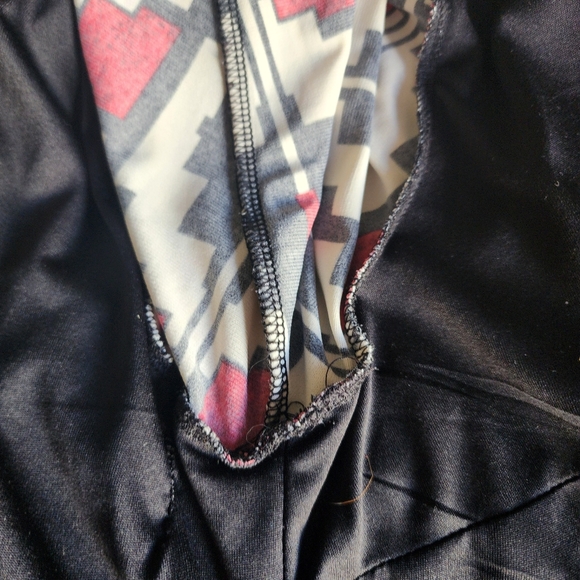 Pre-loved Plus-size Liz Claiborne Pattern Long Sleeve Knee Length Dress Size 1X - Picture 9 of 13